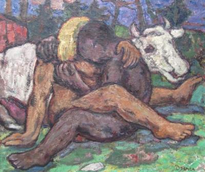 Sample artwork by Jacobus Doeser (1884 - 1969), known for impressionist floral still life painting - View similar artists and auction records